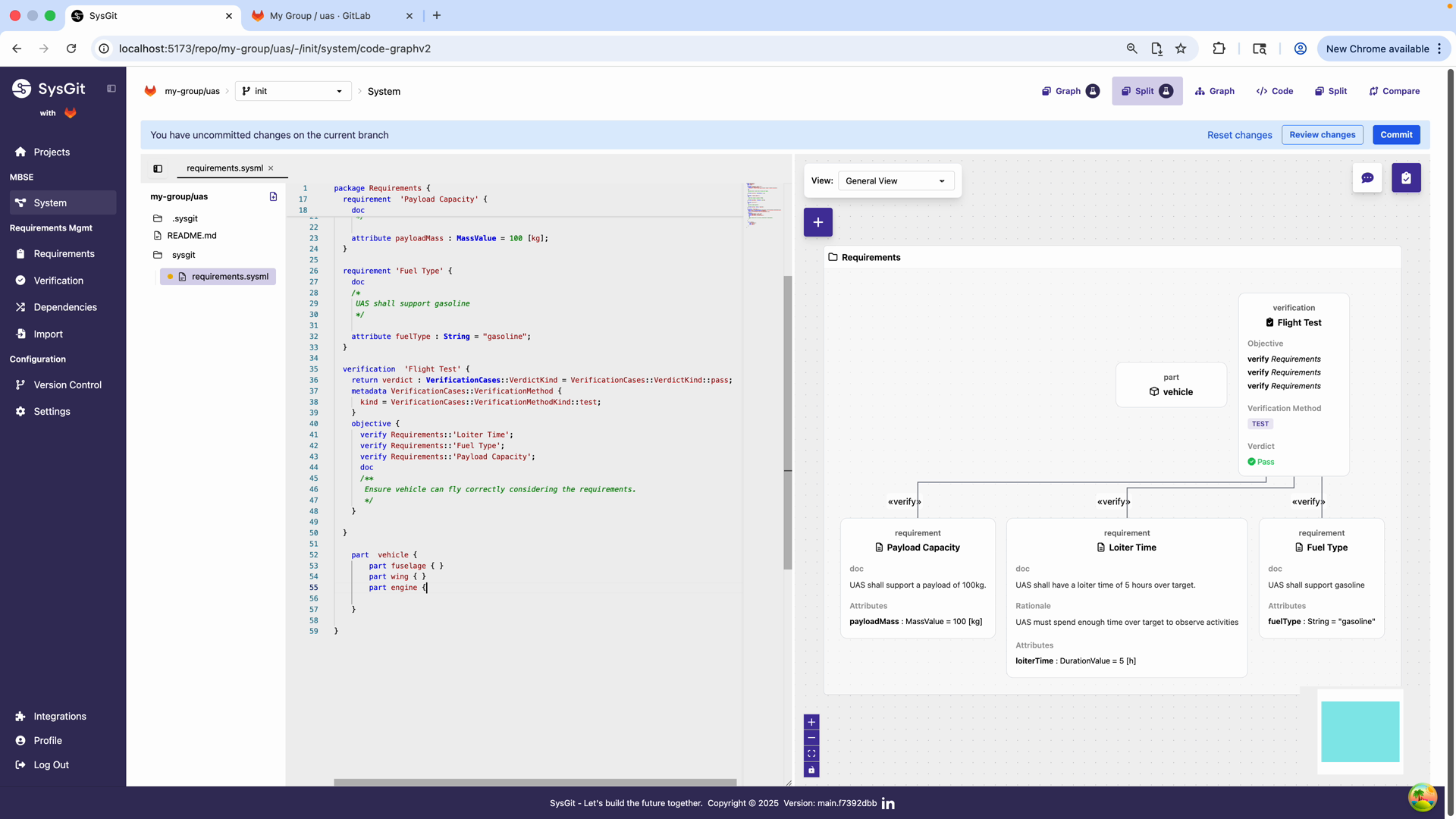 Visual graph updates as code is added
